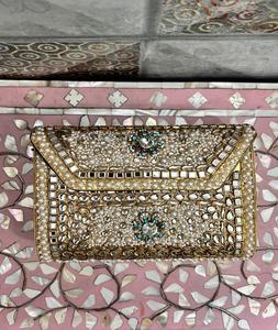 Bolso de Noche Tipo Clutch para Mujer, Marca KUNDAN con Resina, Nuevo, Venta Directa de Fábrica, Gran Espacio, Resina - Product Image 5