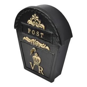 Custom Manufacturer Decorative Luxury VR <b>Post</b> <b>Box</b> Black Coated - Product Image 4