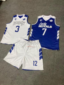 Uniformes de basketball pour hommes personnalisés de haute qualité, réversibles, sans manches, imprimés par sublimation, taille élastique, en maille polyester respirante - Product Image 2