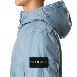 Veste coupe-vent à capuche pour homme en nylon anti-plis, anti-chute, légère, vêtement d'extérieur urbain, personnalisable, OEM, marque privée - Product Image 4