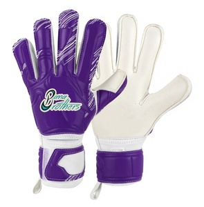 Gants de gardien de but de haute qualité avec logo personnalisé, paume antidérapante et matériau en cuir économique pour toutes les tailles - Product Image 5