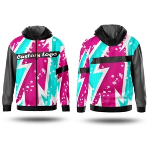 Pull-over personnalisé unisexe d'hiver, broderie, impression numérique par sublimation, polyester/coton, sweats à capuche - Nouveau style très vendu - Product Image 1