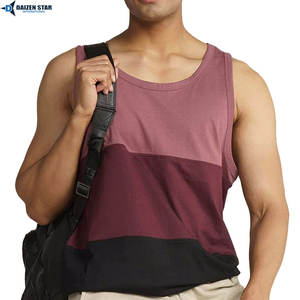 Camiseta sin mangas de algodón tejida para hombre, transpirable, de secado rápido, ecológica, con logo personalizado, al por mayor, ideal para verano y gimnasio. - Product Image 4