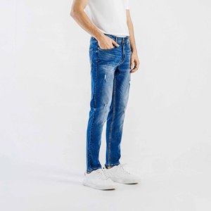 Jeans Ajustados de Diseño Personalizado para Hombre, Pantalones Vaqueros Casuales de Estilo Urbano, Transpirables, Elásticos y Ajustados - Product Image 6