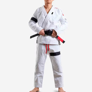Kimono de Jiu Jitsu Brasileño Personalizado OEM, Kimono de BJJ Liso 100% Algodón, Uniforme de BJJ, Traje de Jiu Jitsu - Product Image 1