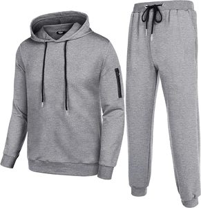 Chándales con Capucha Estampados de Algodón 100% Transpirable para Adultos, Diseño Casual y Elegante 2 en 1, Cintura Elástica de Felpa - Product Image 6