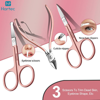 Ensemble de manucure et pédicure professionnel portable, multifonctionnel, facile à utiliser, antidérapant, personnalisé, en acier inoxydable, avec sac