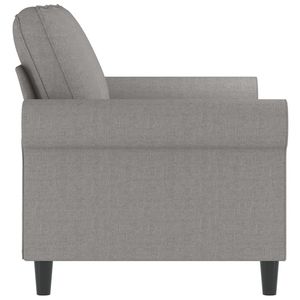 Sofá de 2 Plazas en Poliéster Gris Claro para Sala de Estar - Product Image 4