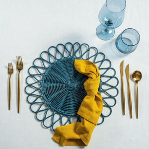 Buen Precio, Platos Base de Ratán, Manteles Individuales de Ratán Estilo Boho, Se Acepta OEM, Manteles Individuales de Mimbre en Oferta, Platos Base de Mimbre de Vietnam - Product Image 4