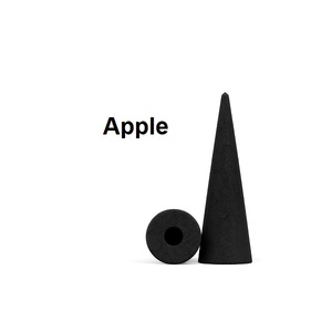 Conos de incienso de manzana natural Suministro al por mayor de la mejor marca Conos de incienso de reflujo (negro) - Product Image 1