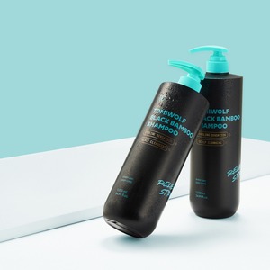 [TOMIWOLF] <b>Black</b> Bamboo <b>Shampoo</b> Korean Cosmetics Menthol Cooling Daily <b>Hair</b> Care Salon <b>Hair</b> Care <b>Shampoo</b> - Product Image 1