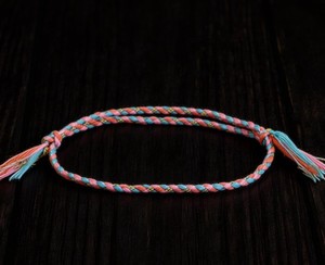Boho Handmade Braided <b>Bracelet</b>, Minimal Multicolor Woven <b>Rope</b> Wristband - Product Image 2