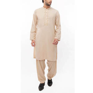 2026 <b>Men's</b> Shalwar Kameez Set Premium Cotton Quick Dry All Seasons High Quality Traditional Wear Wholesale - Product Image 1