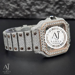 Reloj Mecánico con Cristales, Esfera Cuadrada, Brazalete de Cristal, Reloj de Pulsera de Lujo, Joyería de Moda, Regalo - Product Image 4