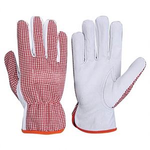 Gants de travail ISONZ Leather Zone, pour la construction, le jardinage, avec doublure en coton, anti-impact, adaptés aux produits alimentaires, 10 pouces, usage général extérieur - Product Image 1