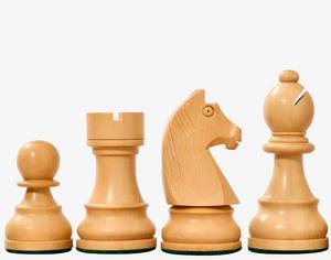 Piezas de Ajedrez de la Serie Tournament Inspiradas en el Gambito de la Reina, Madera de Sheesham, Rey de 3.75 Pulgadas, al Mejor Precio - Product Image 3