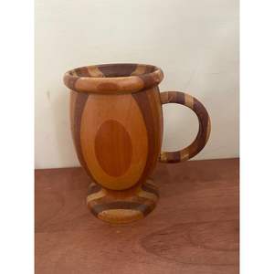 Tasse en céramique en bois faite à la main pour le thé, le café et les boissons - Product Image 4