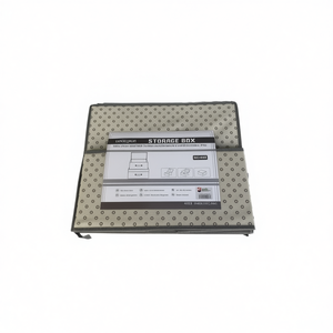 Paquete Mixto de Cajas de Almacenamiento de Tela No Tejida con Tapa 41x35x20 cm, Cestas y Contenedores de Tela Prácticos - Product Image 1