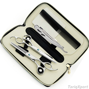 Juego de Tijeras de Peluquería Profesionales de Acero Inoxidable para Salón de Belleza, con Tijeras de Adelgazamiento y Herramientas de Belleza - Product Image 5