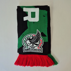 Écharpe de l'équipe nationale du Mexique, Somos Locales, football, sports d'hiver, châles, écharpes tricotées personnalisées avec nom - Product Image 2