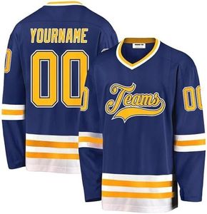 Uniforme de hockey sobre hielo en diferentes tallas y de secado rápido con logotipo personalizado, camisetas deportivas de la mejor calidad con impresión personalizada. - Product Image 3