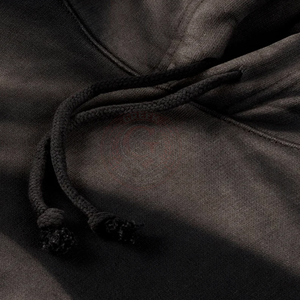 Men's Garment Washed Hoodie Soft Cotton Blend Pullover with <b>Retro</b> Inspired Look for Everyday Street Fashion - Product Image 6