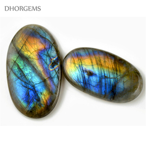 Cabochon de labradorite naturelle Spectrolite Purple Flash, pierre semi-précieuse à feu, la plus vendue, utilisée pour la fabrication de bijoux - Product Image 6