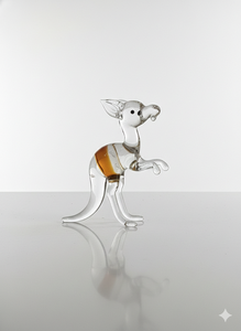 Figurine de kangourou en verre, décoration de luxe pour la maison, cadeau, objet de décoration, anniversaire de mariage, Saint-Valentin, export, présentation de table, objet de collection haut de gamme - Product Image 2