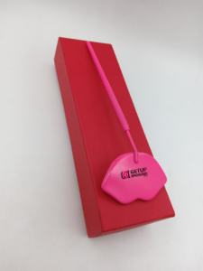 Espejo de Bolsillo Iluminado de Alta Calidad, Estilo Labios, Recubrimiento de Polvo Plateado, Color para Extensión de Pestañas, Acero Inoxidable, con su Propio Logotipo Personalizado - Product Image 2