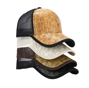 หมวกเบสบอลทรงแข็งแบบใหม่สำหรับฤดูร้อน  ปักโลโก้ได้ตามต้องการ  หมวกตาข่ายสไตล์วินเทจ  หมวกกันแดดสำหรับผู้ชายและผู้หญิง เหมาะสำหรับการเดินทางกลางแจ้ง - Product Image 6