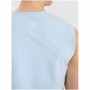 เสื้อกล้ามออกกำลังกายผู้ชายสีพื้นขายดี รับสั่งทำสีพื้น เสื้อกล้ามออกกำลังกายแห้งเร็ว ระบายอากาศได้ดี - Product Image 6