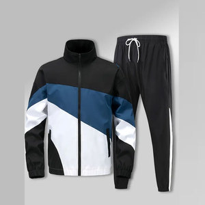 Survêtement d'entraînement premium pour hommes en polyester/coton, séchage rapide, écologique, léger, respirant, doux, confortable, sports d'hiver - Product Image 1