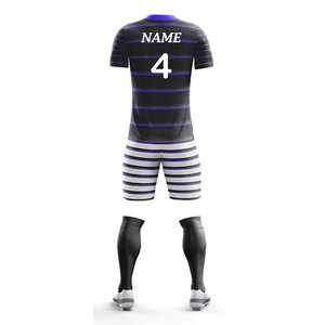 Ensembles de maillots de football en polyester/nylon, vêtements d'entraînement respirants en maille, uniformes de basketball, vêtements de sport, kits de rugby - Product Image 3
