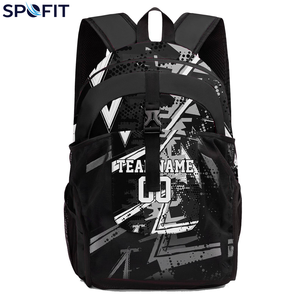 Sac à dos de football professionnel avec compartiment pour ballon, poche séparée pour chaussures, sac de sport d'entraînement en nylon durable pour l'extérieur - Product Image 1
