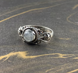 Dainty Handmade Romantic Moonstone <b>Ring</b> 3.6 Grams Gemstone Handmade Jewelry for Everyday Wear Gifts - Product Image 2