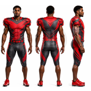 Uniforme de Fútbol Americano Transpirable y Cómodo para Uso Diario con Servicio OEM, Diseño Personalizable y Estilo Activo de Tacto Suave - Product Image 2
