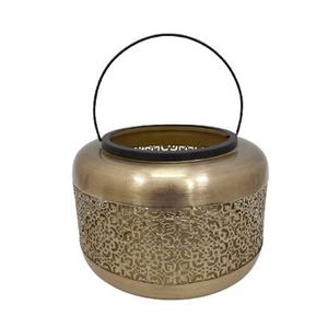 Farol negro de estilo colgante para pared, para el hogar, villas, iluminación de suelo y mesa, uso decorativo, portavelas de metal. - Product Image 6