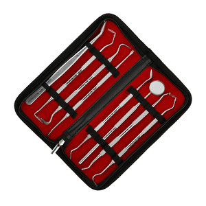 ชุดอุปกรณ์ดูแลช่องปาก 8 ชิ้น ชุดทำความสะอาดฟัน ไม้จิ้มฟัน ไหมขัดฟัน ที่ขูดหินปูน แหนบ กำจัดคราบพลัค ทำความสะอาดเหงือก - Product Image 6