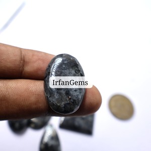Lote al por mayor de 100% cabujones de larvikita naturales hechos a mano piedras preciosas de cuarzo de corte ovalado para hacer joyas de cristal piedras preciosas sueltas - Product Image 4