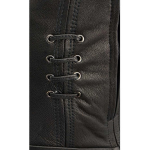 Chaqueta de Motociclista de Cuero Estilo Scooter 'Deportiva y Elegante' para Mujer SAMROZ SPORTS - Product Image 3