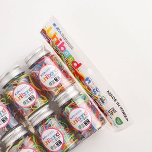 Bandas elásticas para el cabello Uniband de TPU hechas en Corea, lazos para el cabello unisex casuales, empaquetadas en botella. - Product Image 4