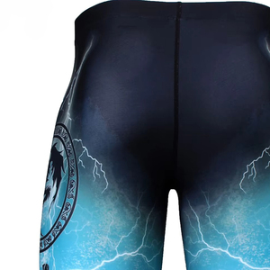 Pantalones Cortos Deportivos de Verano para Hombre, de Algodón, Diseño Simple, Color Negro, para Fisicoculturismo y Gimnasio - Product Image 3