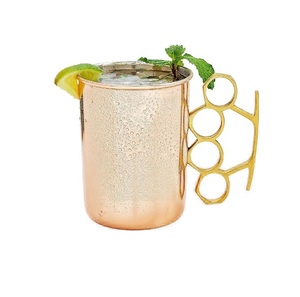 Taza de Cobre 100% Puro, Acabado Liso, Decorativa, con Asa, para Cerveza, Agua y Bebidas Frías, Superventas - Product Image 6