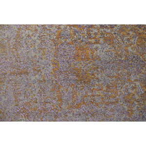 Hand-Knotted Grey Gold <b>Abstract</b> Wool <b>Rug</b> Low Pile Jute Modern Distressed Marble Pattern Luxury Living Room Area <b>Rug</b> - Product Image 5