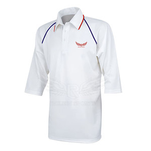 Prix de gros : Tenues et maillots de cricket pour hommes, couleurs et logo personnalisables, tailles variées, polyester respirant, haute qualité, en stock - Product Image 2
