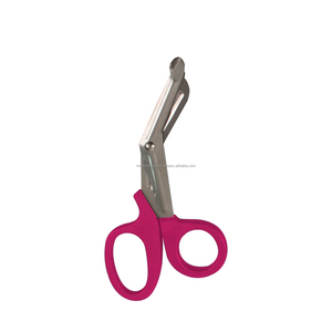 Tijeras de seguridad EMT de punta roma, de acero inoxidable, para vendajes médicos, 7.5 pulgadas, manuales, duraderas, con certificación CE, OEM, ODM, las mejores al por mayor - Product Image 6
