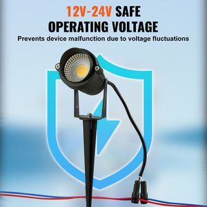 Luci LED da Giardino 6W a Bassa Tensione IP66 Impermeabili per Cortile, Prato e Uso Esterno - Product Image 5