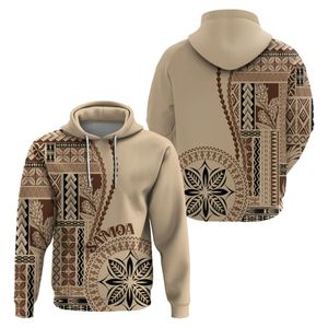 Sweat à capuche tribal samoan personnalisé OEM avec impression intégrale par sublimation, vêtements polynésiens coupés et cousus, vente en gros, sweat à capuche personnalisé à motif maori - Product Image 3
