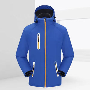 Custom Logo <b>Reflective</b> Outdoor <b>Jacket</b> Winter Fleece <b>Jackets</b> Warm Thicken Windproof <b>Cycling</b> Coat Hooded Workwear <b>Jacket</b> - Product Image 1