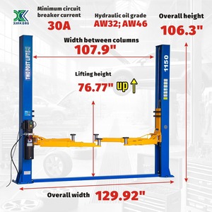 Elevador de Autos de 2 Postes, 220V, Capacidad 11500 Libras, 2+3 Brazos Auxiliares Reforzados, con 36 Meses de Garantía en Repuestos - Product Image 3